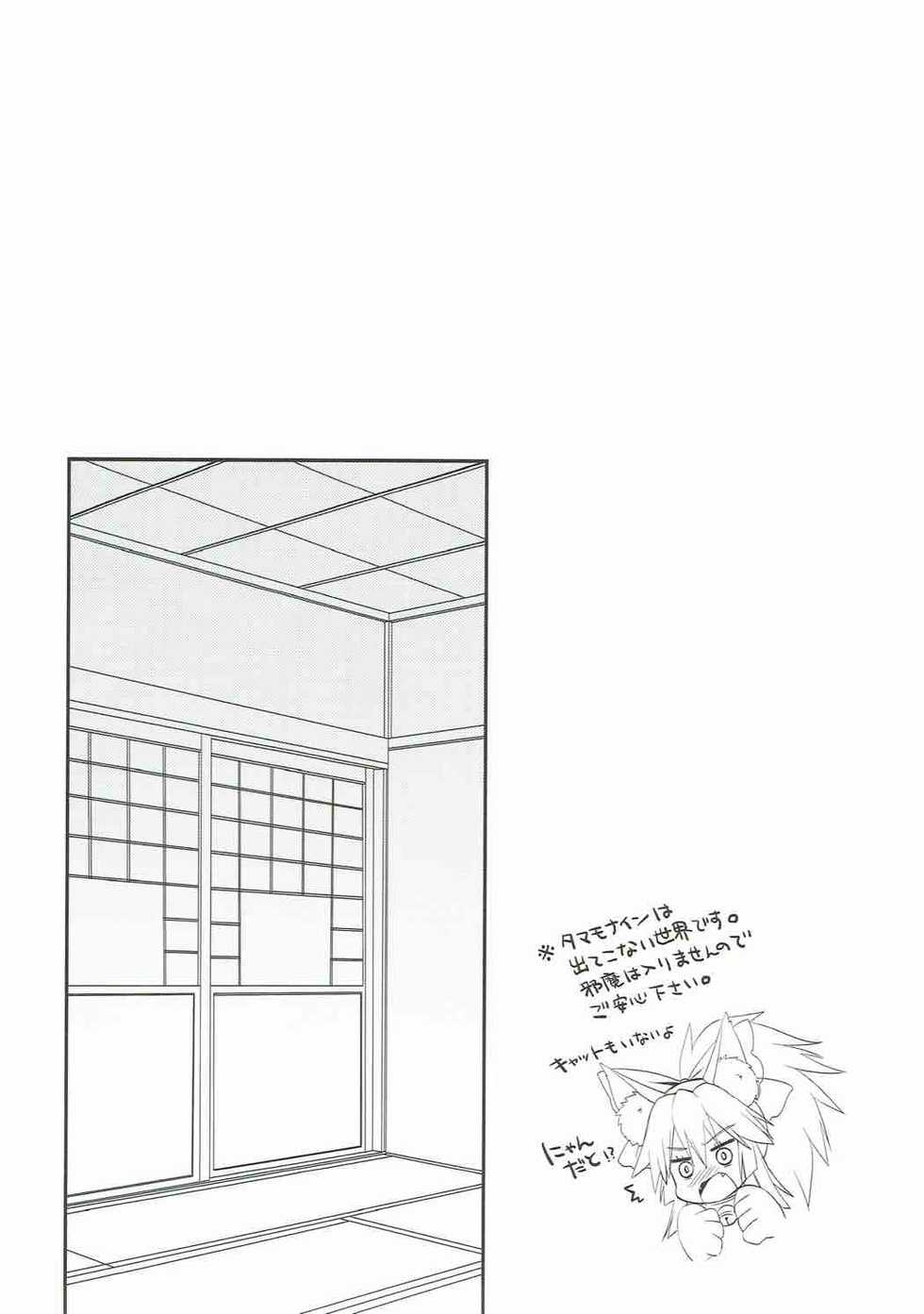 (C92) [Dragon Kitchen (Sasorigatame)] Ore to Tamamo to Shiawase Yojouhan (Fate/Extra) - Page 4