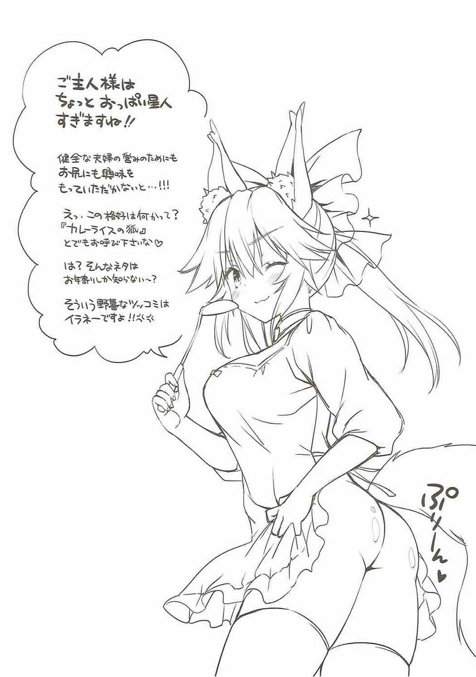 (C92) [Dragon Kitchen (Sasorigatame)] Ore to Tamamo to Shiawase Yojouhan (Fate/Extra) - Page 19