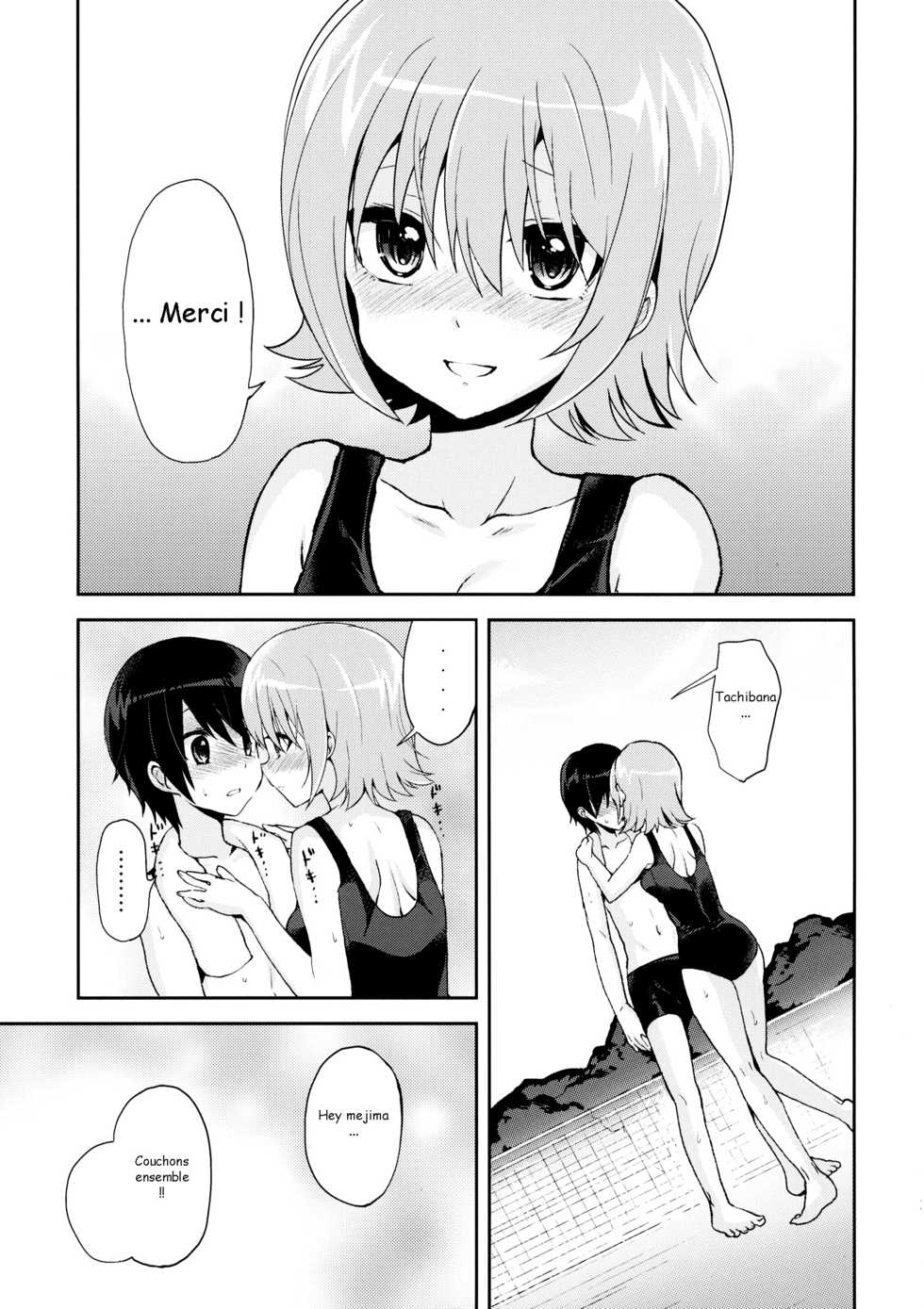 (Futaket 8.5) [Oshiruko Kan (Piririnegi)] Shishunki Poolside [French] [TLOVS] - Page 10