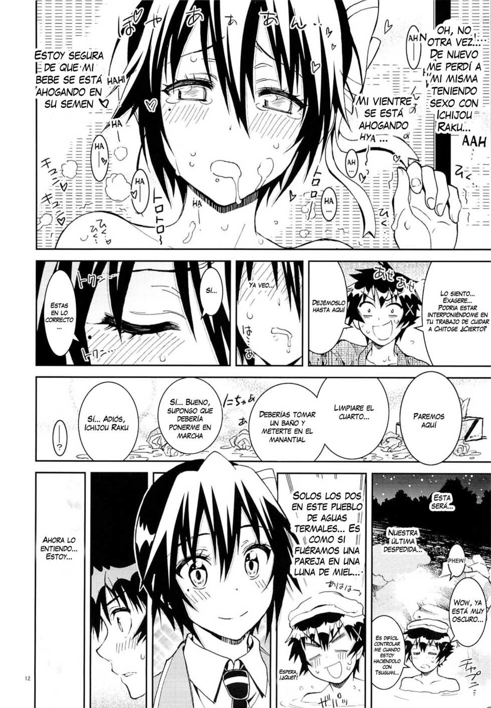 (C88) [Project Harakiri (Kaishaku)] Nisenisekoi 6 (Nisekoi) [Spanish] [Eromonogatari] - Page 11