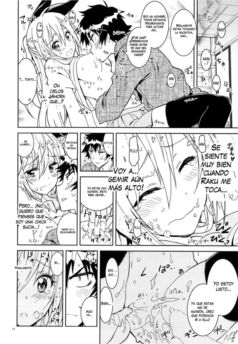 (C88) [Project Harakiri (Kaishaku)] Nisenisekoi 6 (Nisekoi) [Spanish] [Eromonogatari] - Page 13
