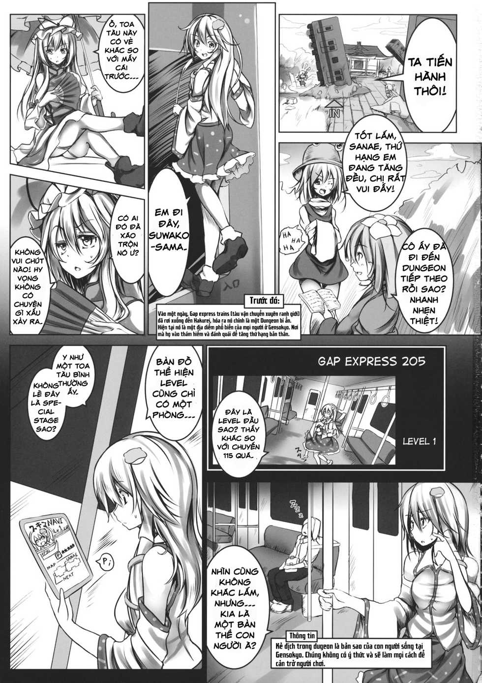 (C86) [Monaka Udon (Monikano)] Kochiya Sanae Kyousei Chikan Densha (Touhou Project) [Vietnamese Tiếng Việt] [Shiba Aoki] - Page 2