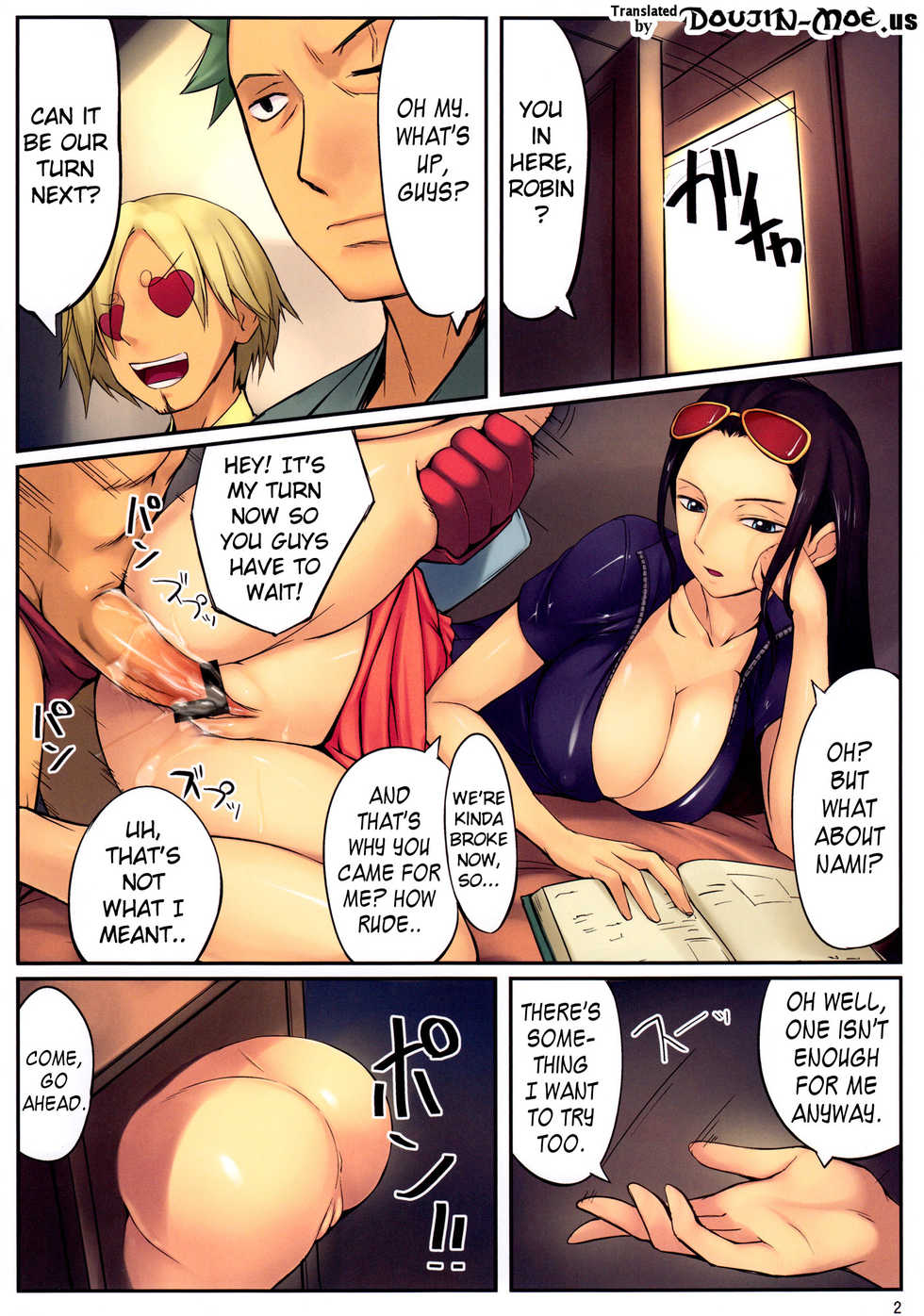 (C82) [Tenburi (Amei Sumeru)] ROB (One Piece) [English] {doujins.com} - Page 2