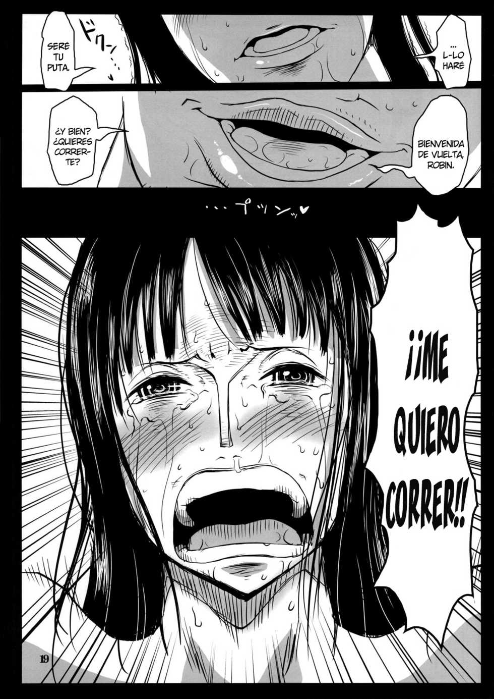 (C78) [8graphica (Yoshitama Ichirou)] Metabolism-OP Kyonyuu Kyoshiri Shoufu Nico Robin no Keshi Taikako (One Piece) [Spanish] [NTINFS] - Page 18