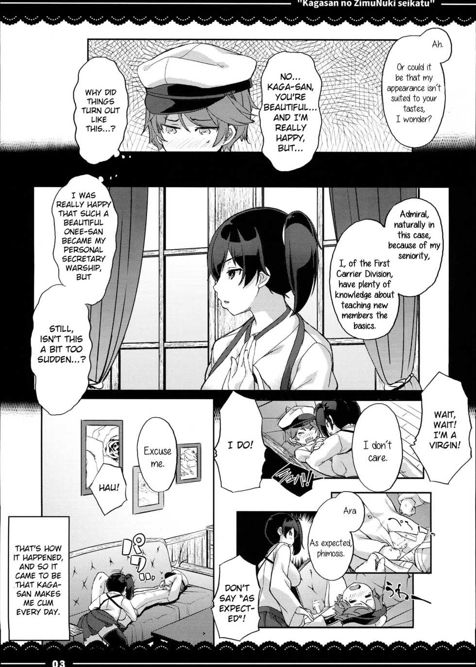 (C90) [Itou Life (Itou Life)] Kagasan no ZimuNuki seikatu (Kagasan no ZimuNuki seikatu + Itou Life Soushuuhen 2013~2015) (Kantai Collection -KanColle-) [English] - Page 4