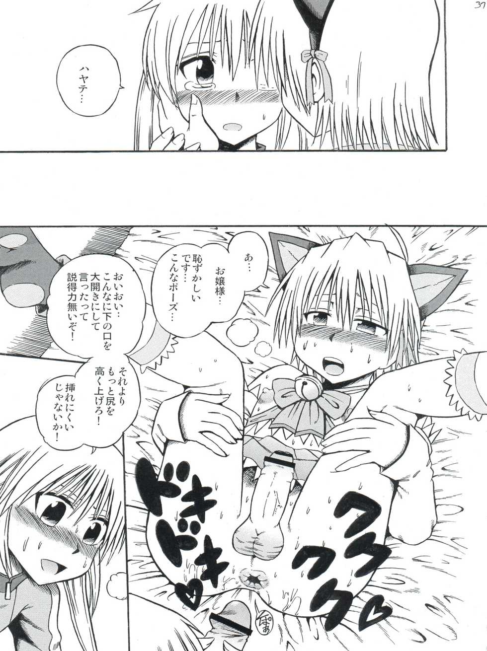 (Shota Scratch 9) [Chou Chemical Gakuen Z (Shiawase Ninaru, Yosage Yoshikazu)] Hayate 18-kin Shoubu! (Hayate no Gotoku!) - Page 36