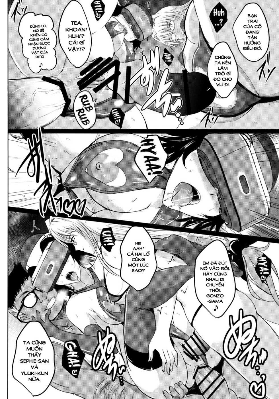 (C91) [Shouchuu MAC (Hozumi Kenji)] Netorare x VR ~Bakunyuu Hoken Kyoushi o Ninshin Chakushou!~ (To LOVE-Ru ) [Vietnamese Tiếng Việt] [LXERS] - Page 30