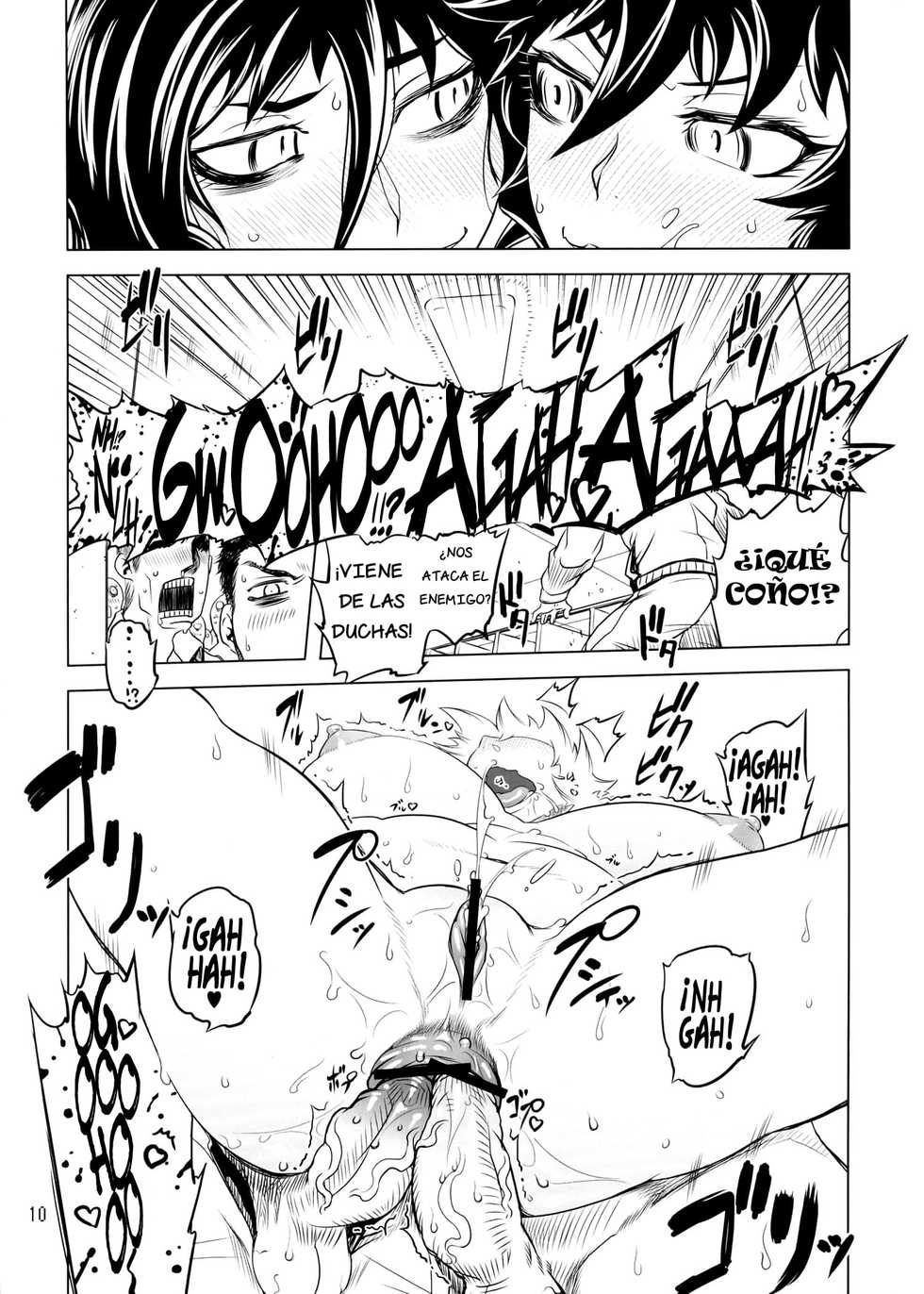 (Futaket 9) [Yuugengaisha Mach Spin (Drill Jill)] Chenge!! 3 (Getter Robo) [Spanish] - Page 11