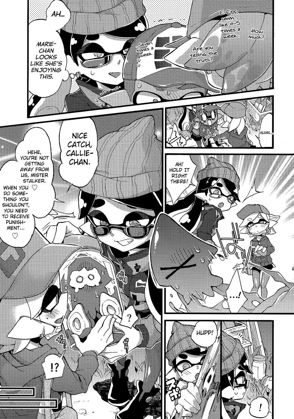 (C92) [Koniro Drops (Morishima Kon)] Rironjou 3-patsu made nara Taeraremasu.  (Splatoon) [English] [biribiri] - Page 8