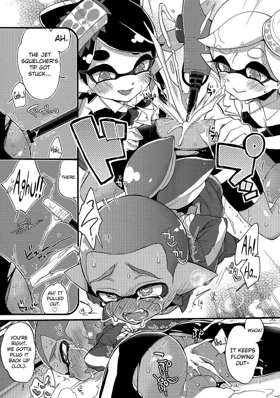 (C92) [Koniro Drops (Morishima Kon)] Rironjou 3-patsu made nara Taeraremasu.  (Splatoon) [English] [biribiri] - Page 20