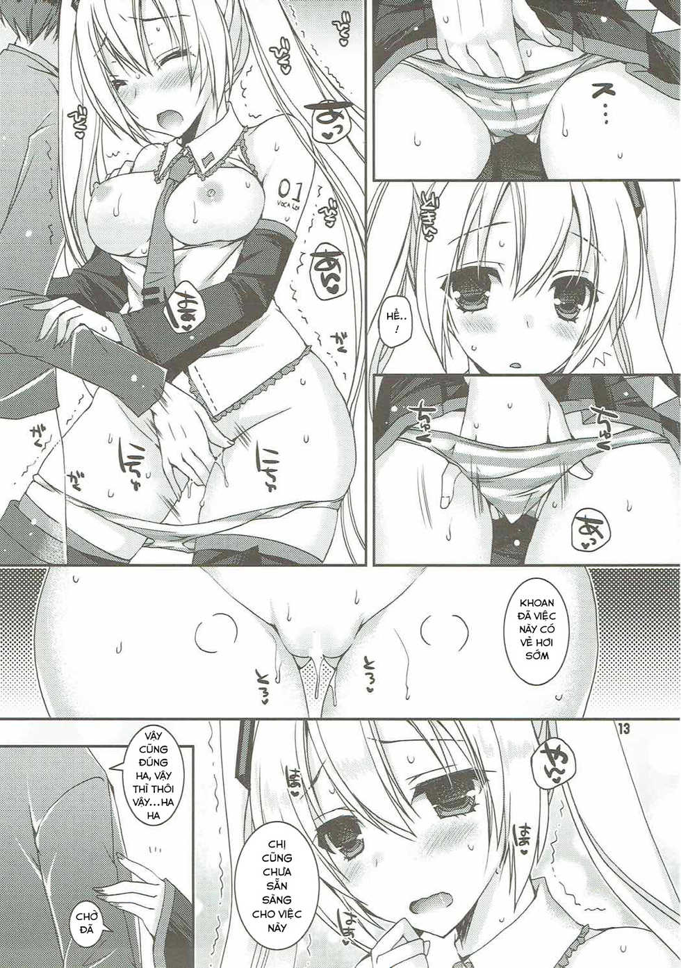 (C92) [Dennou Fuyu Mikan (Ueda Rieko)] Juunen Lover - 10years Lover (VOCALOID) [Vietnamese Tiếng Việt] [NTR Victory Team] - Page 13