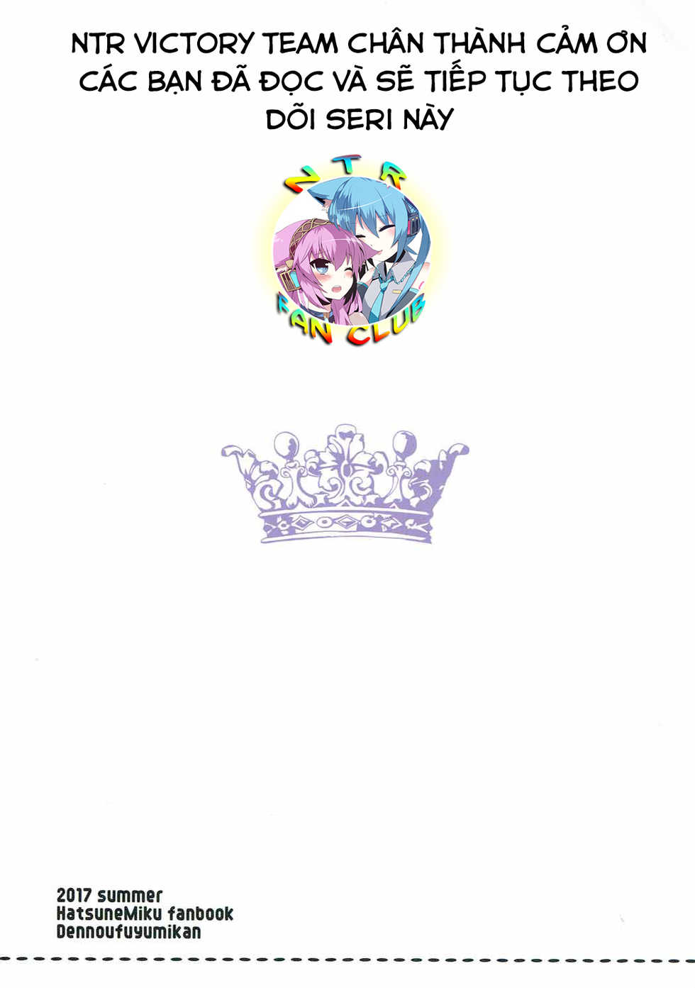 (C77) [Doku Sasori (Takeuchi Reona)] Utahime no Yume (Vocaloid) [Vietnamese Tiếng Việt] [NTR Victory Team] - Page 31