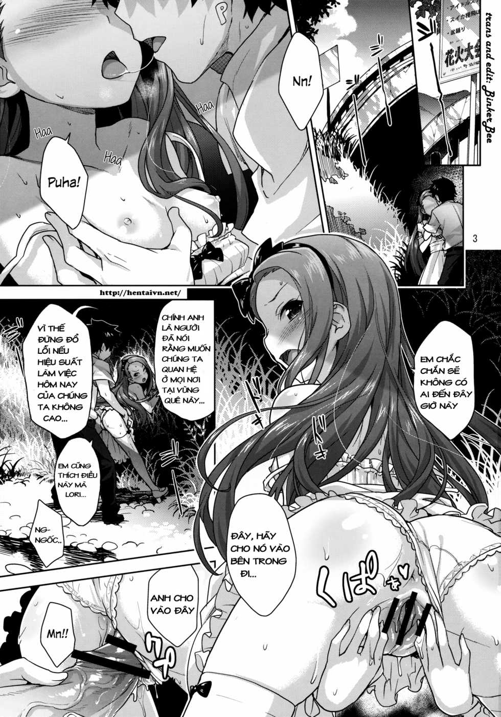 (C84) [Aozora Shoujo (Shirane Taito)] Iorin no Natsumatsuri (THE iDOLM@STER) [Vietnamese Tiếng Việt] [BinkerBee] - Page 3