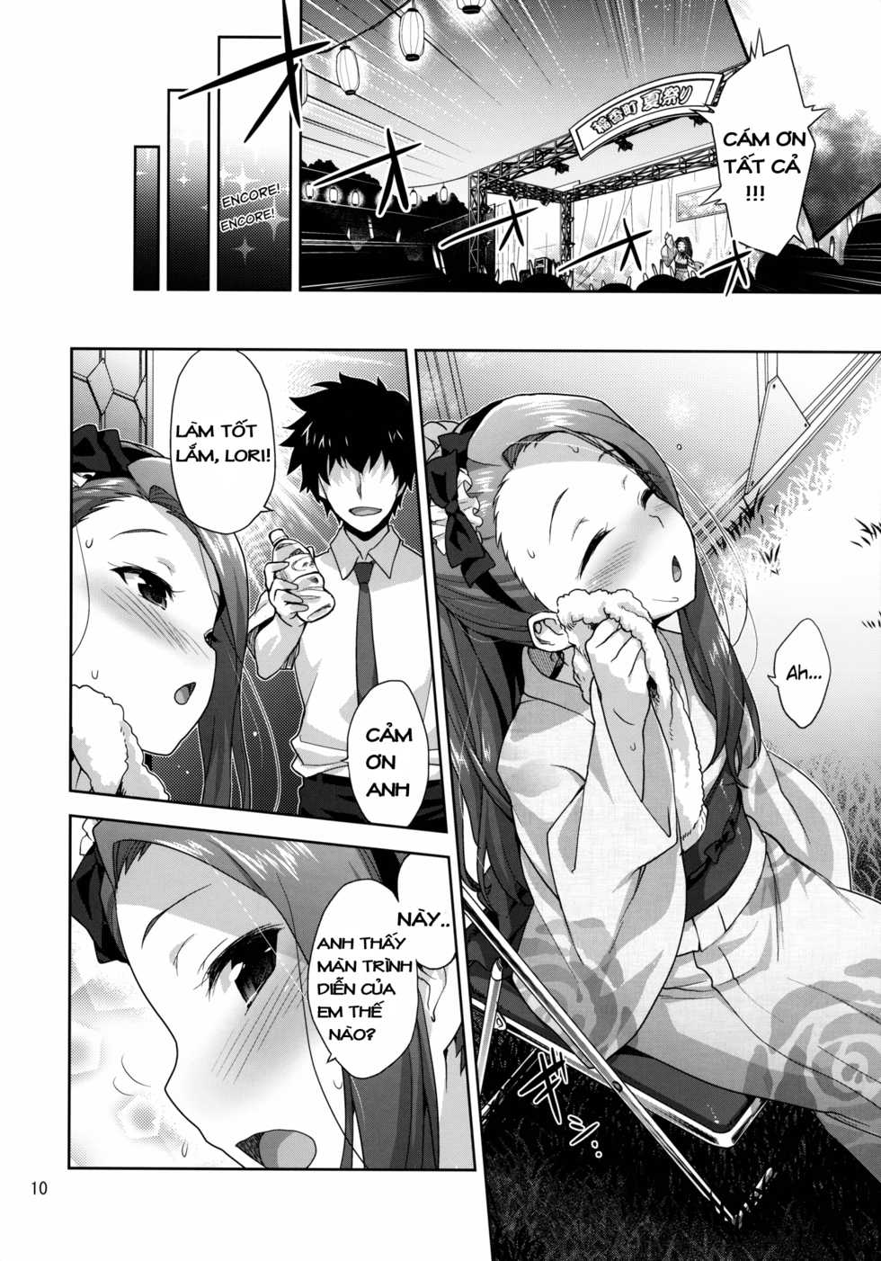 (C84) [Aozora Shoujo (Shirane Taito)] Iorin no Natsumatsuri (THE iDOLM@STER) [Vietnamese Tiếng Việt] [BinkerBee] - Page 10