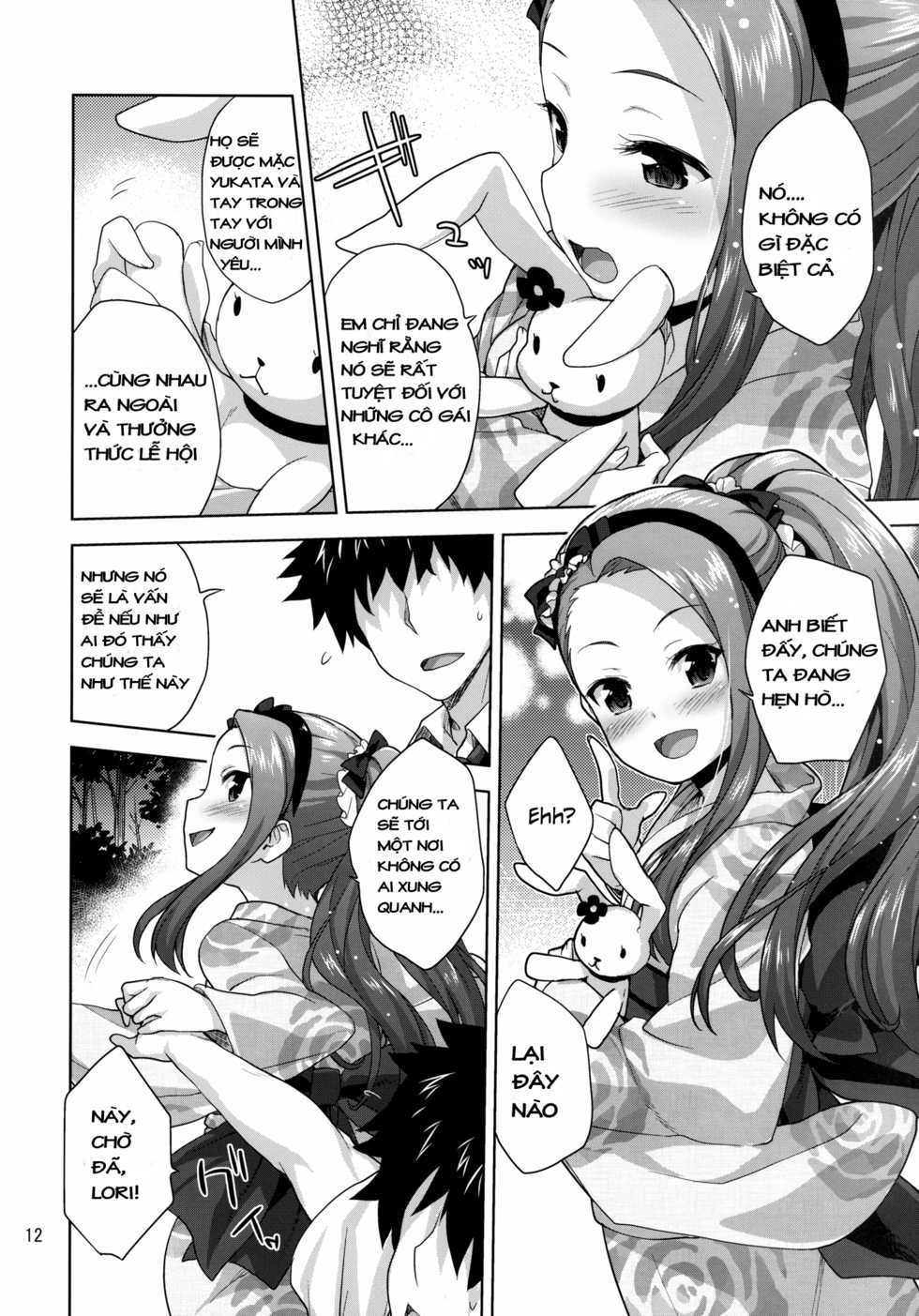 (C84) [Aozora Shoujo (Shirane Taito)] Iorin no Natsumatsuri (THE iDOLM@STER) [Vietnamese Tiếng Việt] [BinkerBee] - Page 12