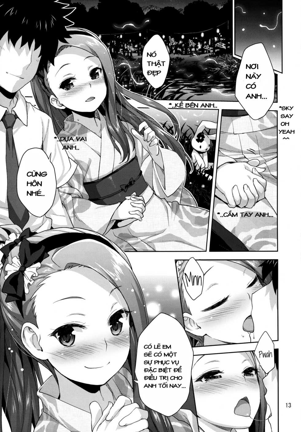 (C84) [Aozora Shoujo (Shirane Taito)] Iorin no Natsumatsuri (THE iDOLM@STER) [Vietnamese Tiếng Việt] [BinkerBee] - Page 13