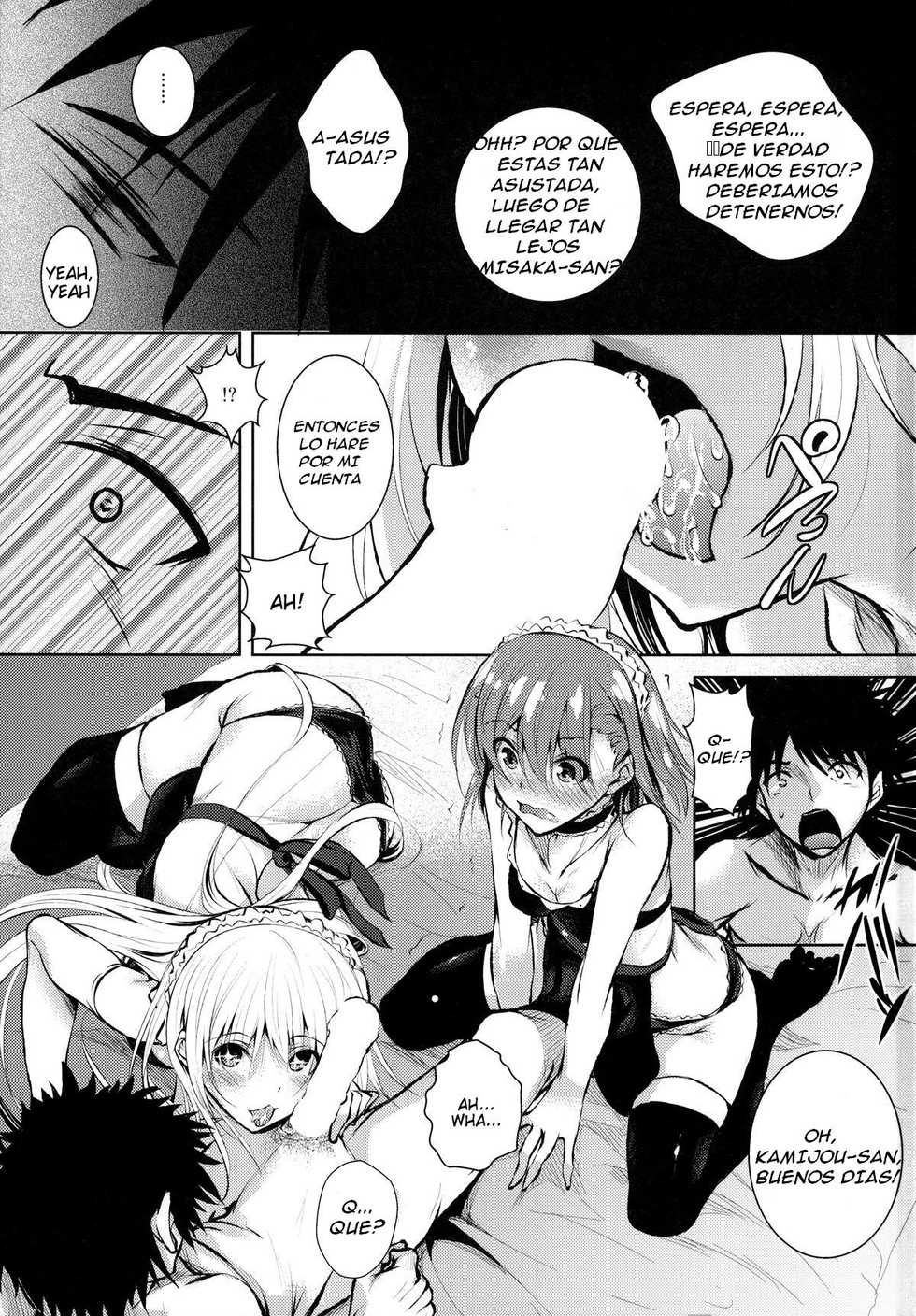 (C86) [Akausagi (Fukuyama Naoto)] Biribiri Misakichi (Toaru Kagaku no Railgun) [Spanish] [kalock] - Page 7