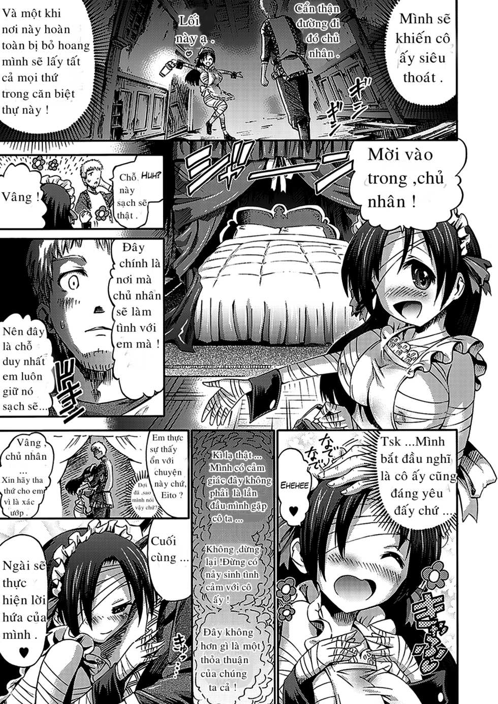[Horitomo] Mummy Maid (Unreal Syndrome ~Higenjitsu Otome Aikou Shoukougun~) [Vietnamese Tiếng Việt] [plkjhgfdsa] [Digital] - Page 5