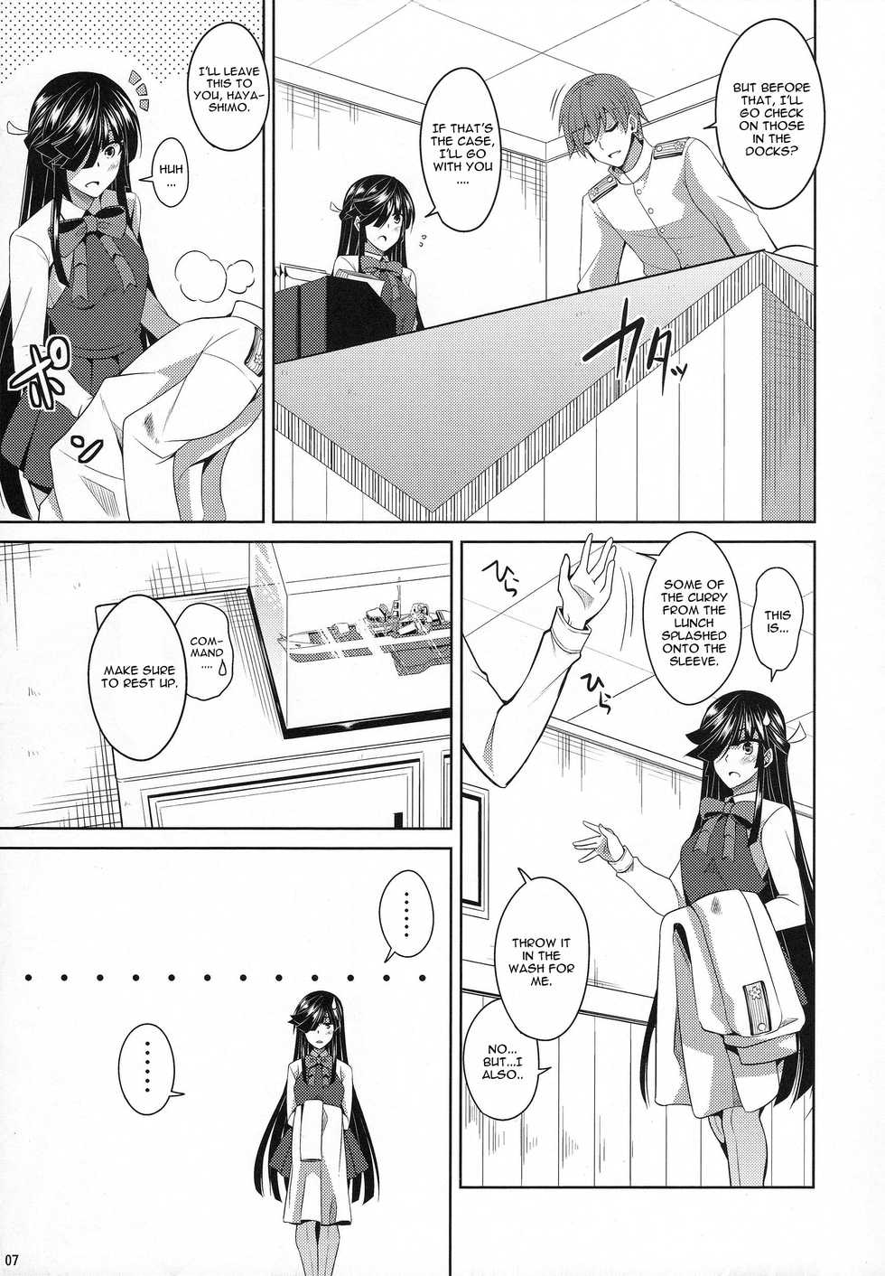 (C88) [Dokomademo Aoi Sora ni Ukabu Niku. (Nikusoukyuu.)] Mite Imasu.... (Kantai Collection -KanColle-) [English] - Page 7