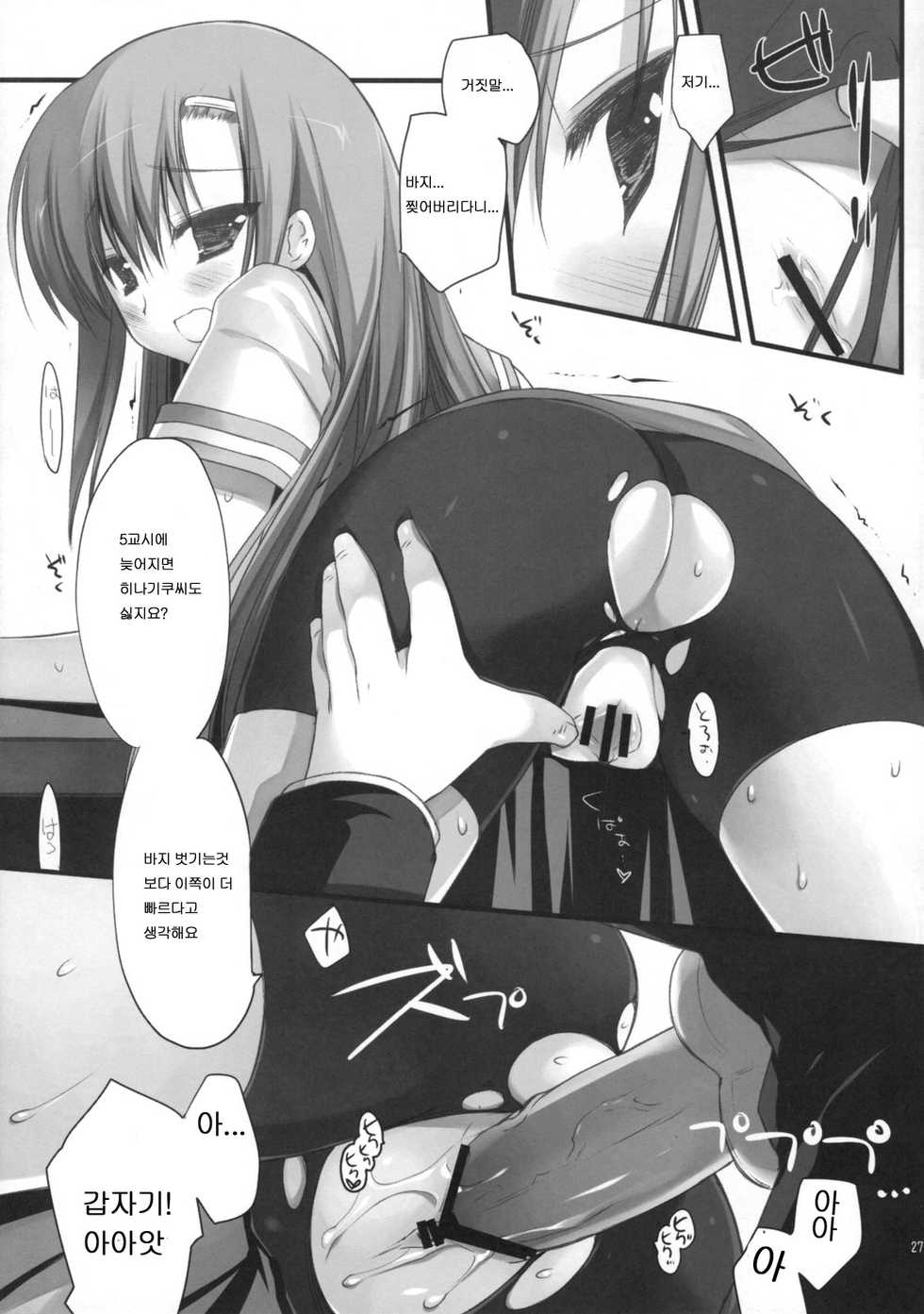 (C76) [ARESTICA, D.N.A.Lab. (Ariko Youichi, Miyasu Risa)] BLOOMING FLOWER (Hayate no Gotoku!) [Korean] - Page 26