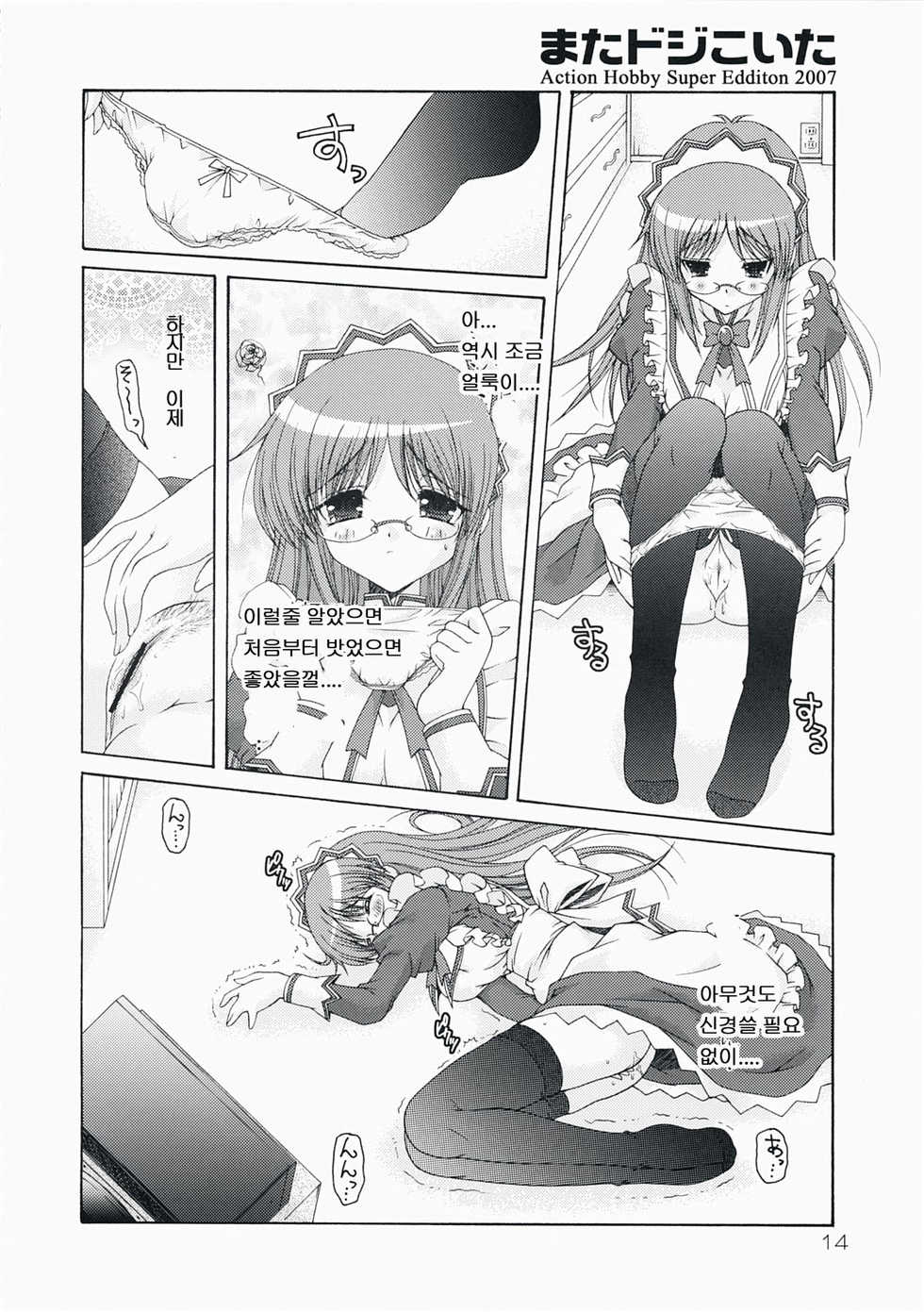 (C73) [Action Mokei (Imaizumi Atsushi)] Mata Doji Koita (Hayate no Gotoku!) [Korean] - Page 15