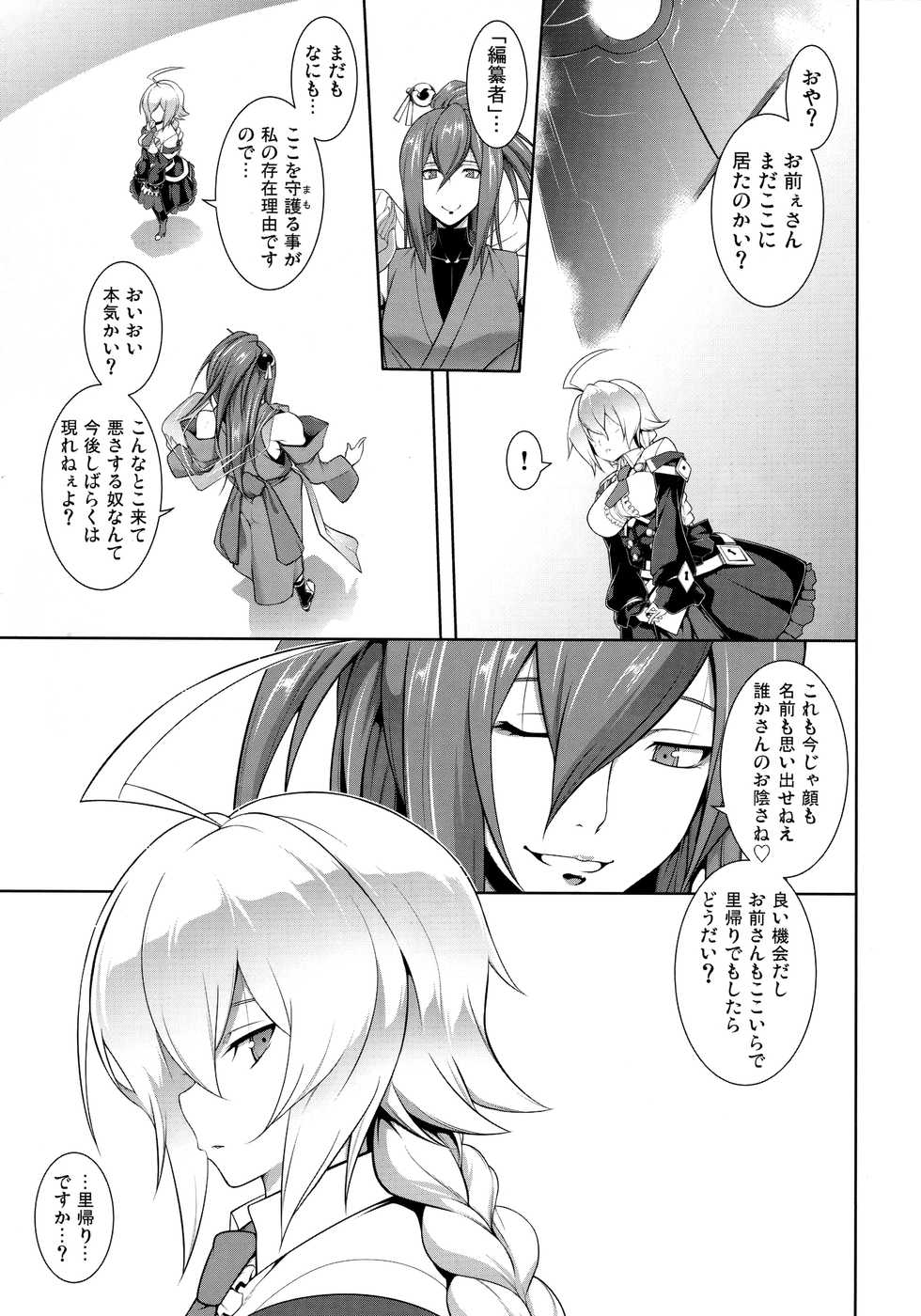 (C92) [STUDIO TIAMAT (TANABE)] BREAK BLUE HOME COMING (BLAZBLUE, XBLAZE) - Page 2