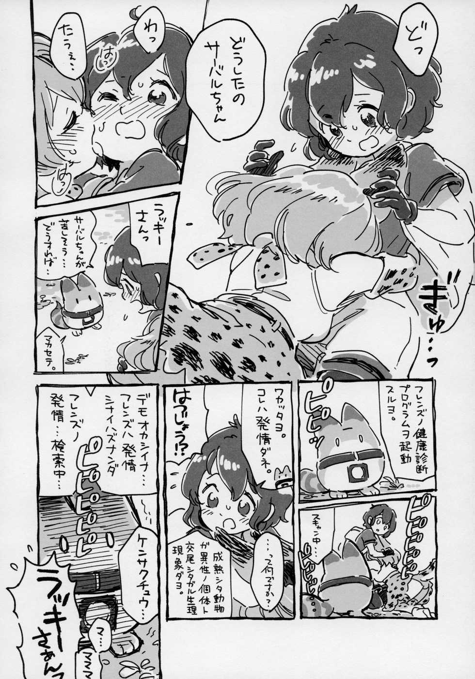 (Japariket 3) [Sarasara Chazuke (Various)] Yuri Ecchihou (Kemono Friends) - Page 17