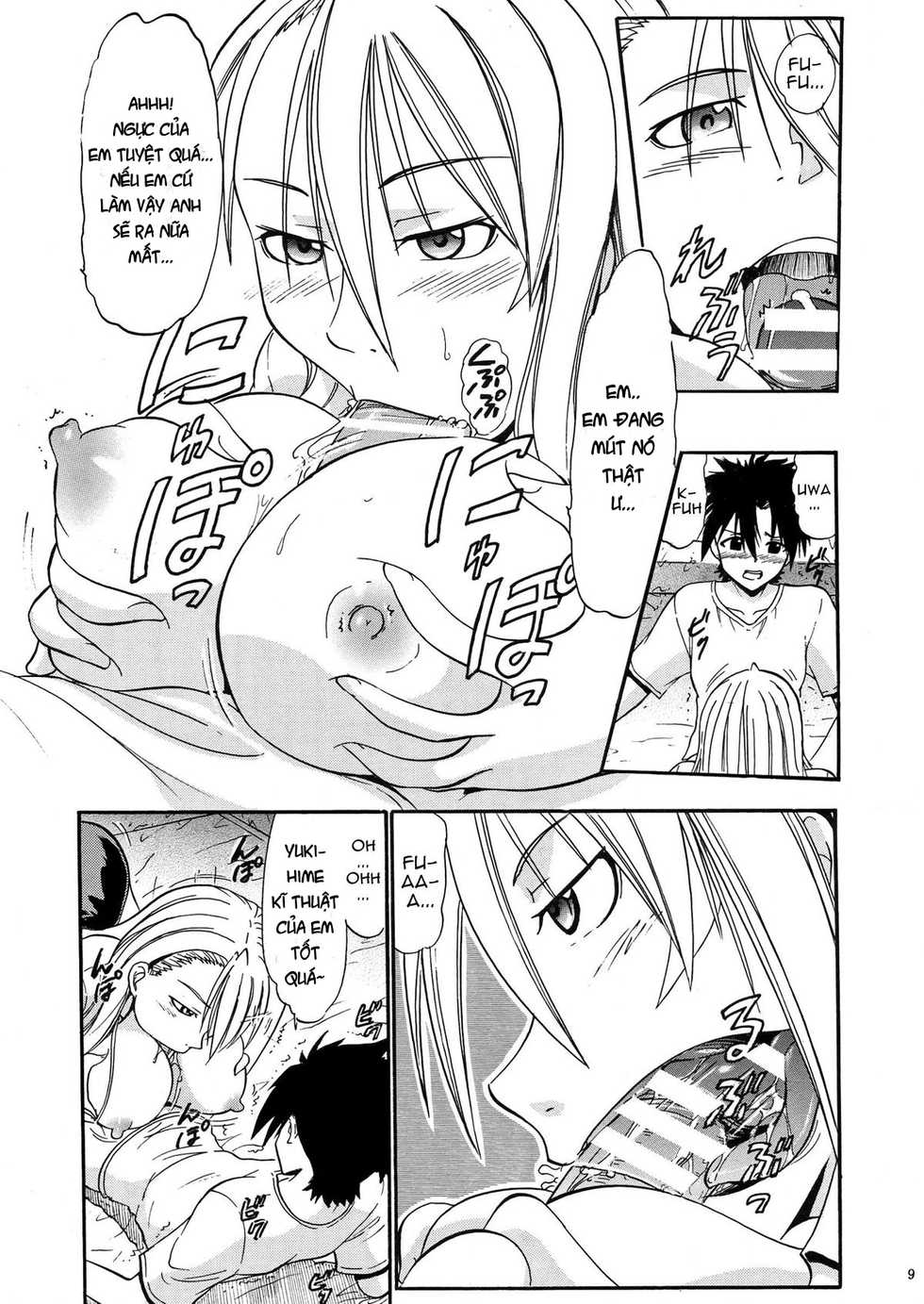 (C85) [Studio Wallaby (Deep Purple '72)] Yukihime no Hakudaku (UQ HOLDER!) [Vietnamese Tiếng Việt] [Jeanne] - Page 8