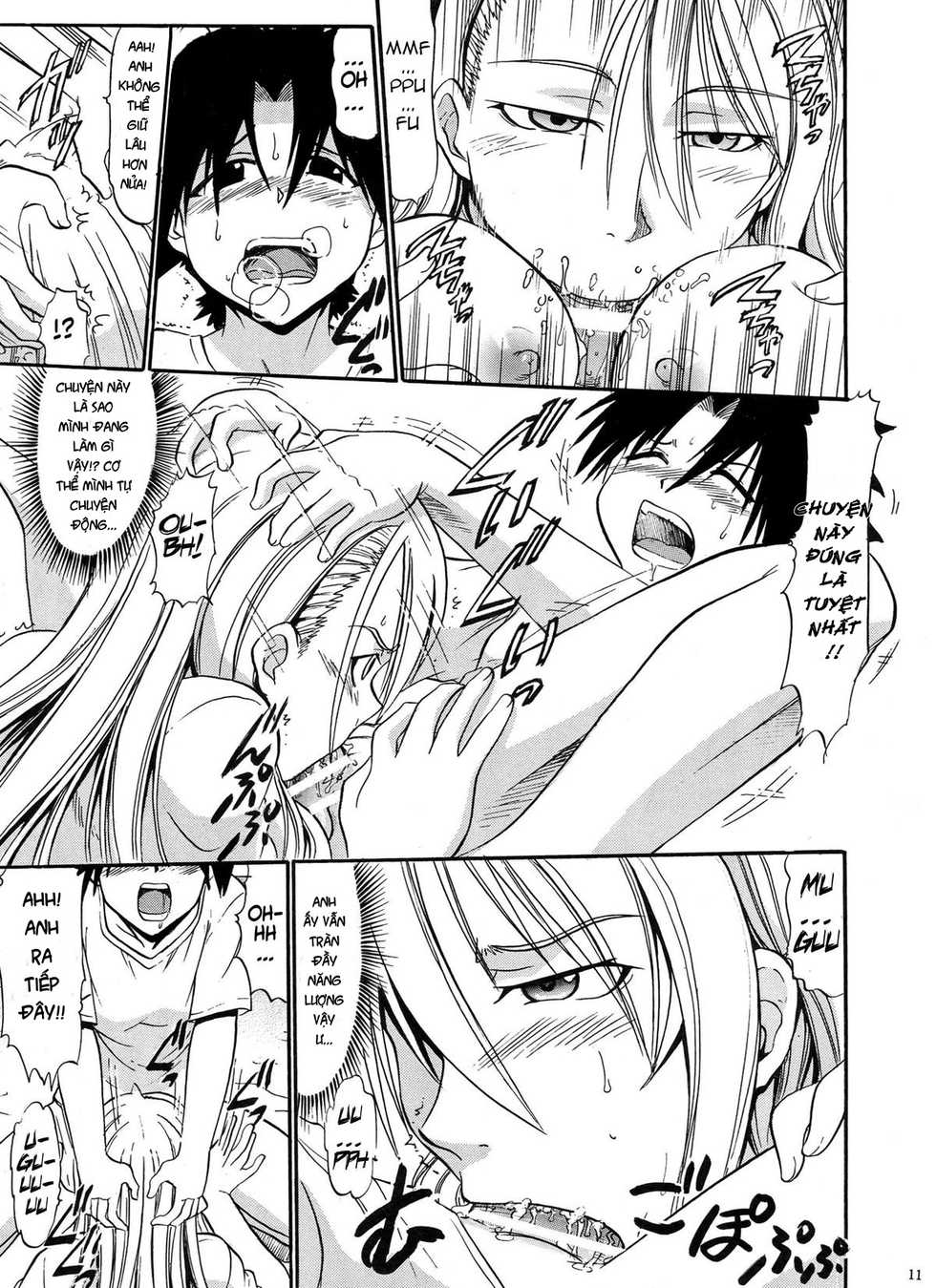 (C85) [Studio Wallaby (Deep Purple '72)] Yukihime no Hakudaku (UQ HOLDER!) [Vietnamese Tiếng Việt] [Jeanne] - Page 10