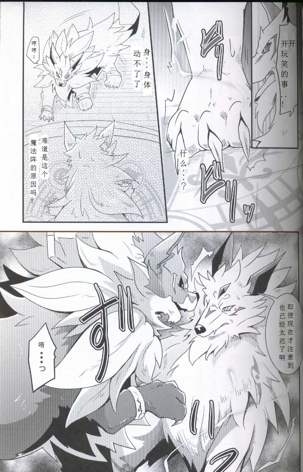 (Kansai! Kemoket 5) [Kemono no Koshikake (Azuma Minatu)] Yami ni Ochiru Hikari (Tales of Asteria) [Chinese] [虾皮汉化组] - Page 9