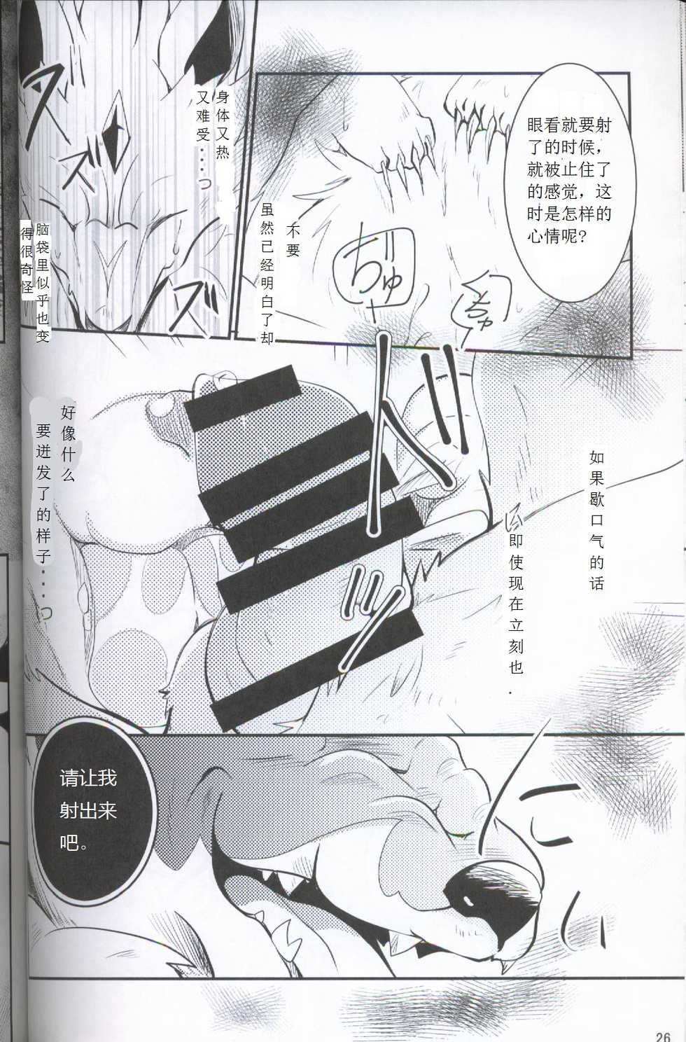 (Kansai! Kemoket 5) [Kemono no Koshikake (Azuma Minatu)] Yami ni Ochiru Hikari (Tales of Asteria) [Chinese] [虾皮汉化组] - Page 24