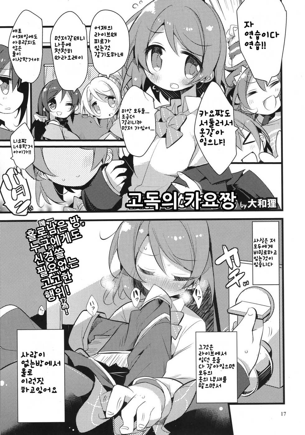 (C90) [Inbou no Teikoku (Various)] Solo Live! (Love Live!) [Korean] - Page 16