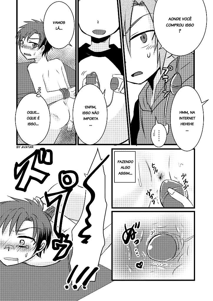 [Nanashi Shounen (7c)] Oshioki Iincho! [Portuguese-BR] [ShotaconInfinite] [Digital] - Page 10