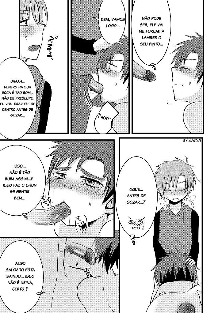 [Nanashi Shounen (7c)] Oshioki Iincho! [Portuguese-BR] [ShotaconInfinite] [Digital] - Page 16