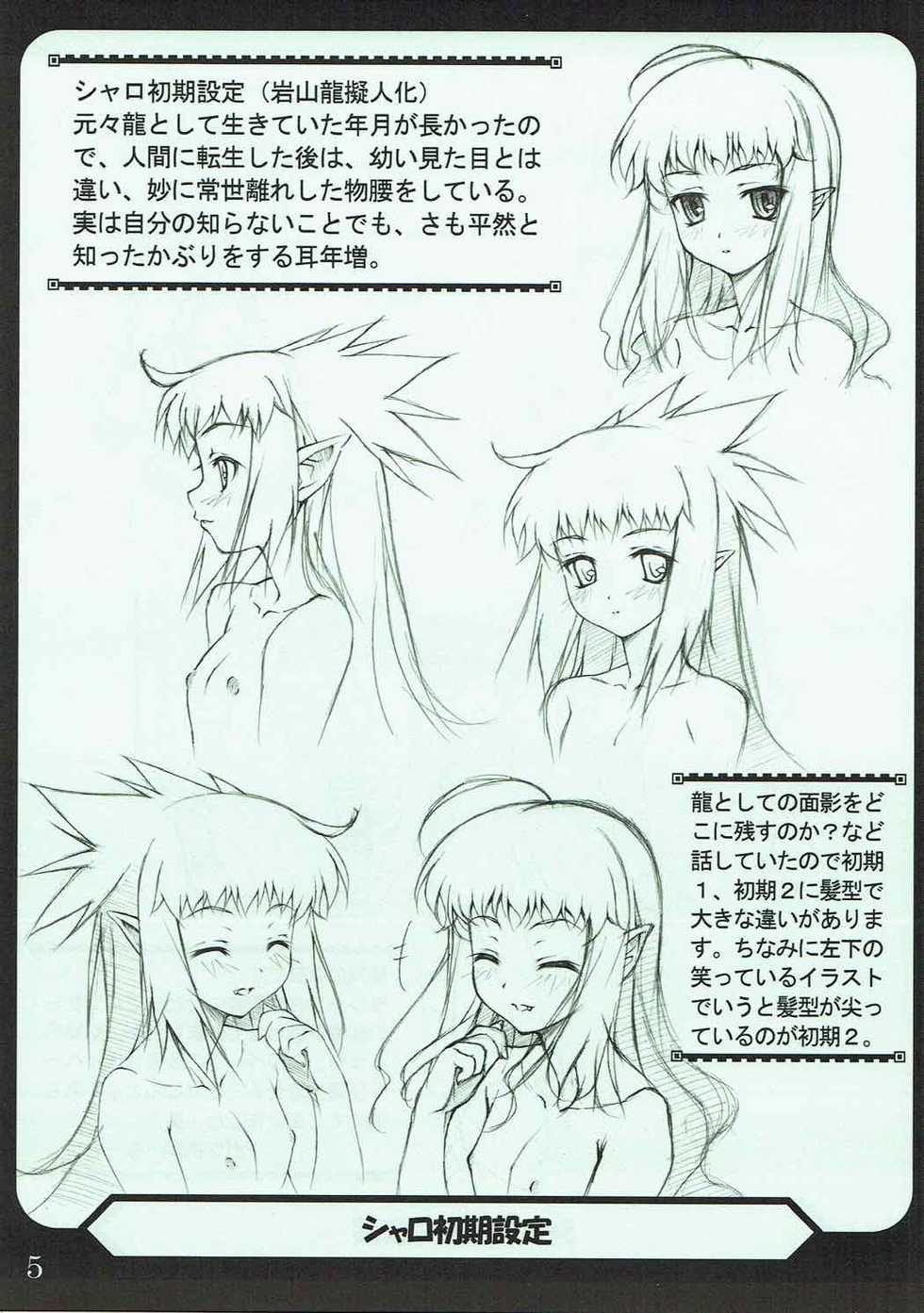 (C74) [Mutsukidou (Ikeda Yasuhiro, no-ball, Mossari Yuu)] Okusama wa Yanshanlong Jouzu ni Totsugemashita~ (Monster Hunter) - Page 4