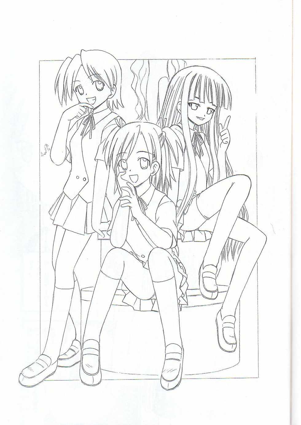 [Studio Wallaby (Deep Purple '72)] Sukumizu Bloomer Pleated Skirt de Hakudaku! 2 (Mahou Sensei Negima!) - Page 2