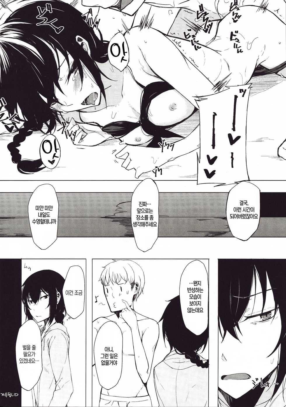 (C90) [Rodiura. (Rage)] Kouhai-chan ni Eroi Koto Sareru Hon 4 | 후배에게 야한걸 당하는 책 4 [Korean] [Team MTF] - Page 22