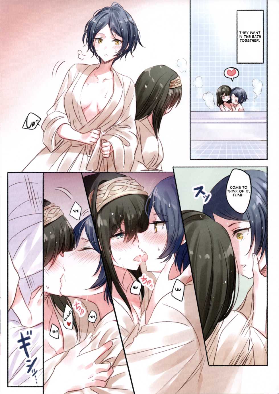 (Utahime Teien 14) [Tsuki no Uragawa (Romi)] LoveHo Iku KanaFumi (THE IDOLM@STER CINDERELLA GIRLS) [English] - Page 4