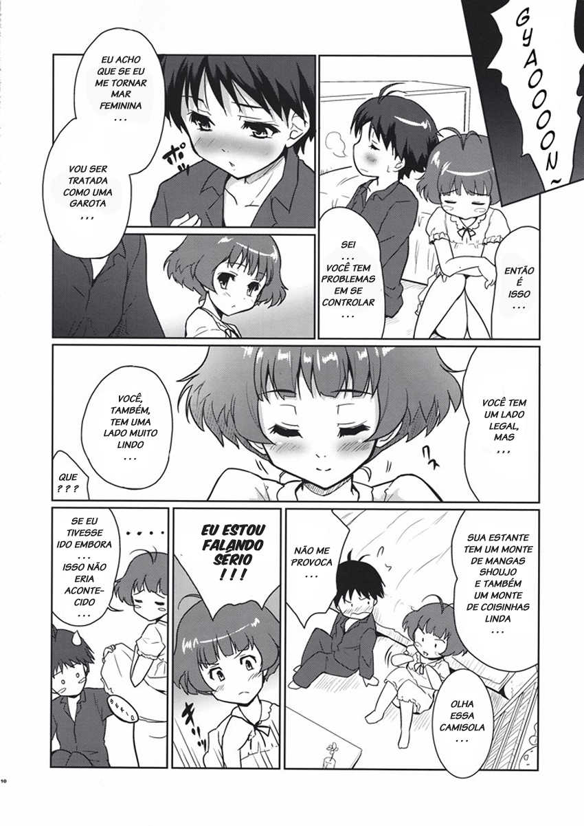 (THE iDOLM@NIAX 4) [Ngmyu (Tohgarashi Hideyu)] Bokura no Koi wa Reversible (THE iDOLM@STER) [Portuguese-BR] [LIANEF] - Page 9