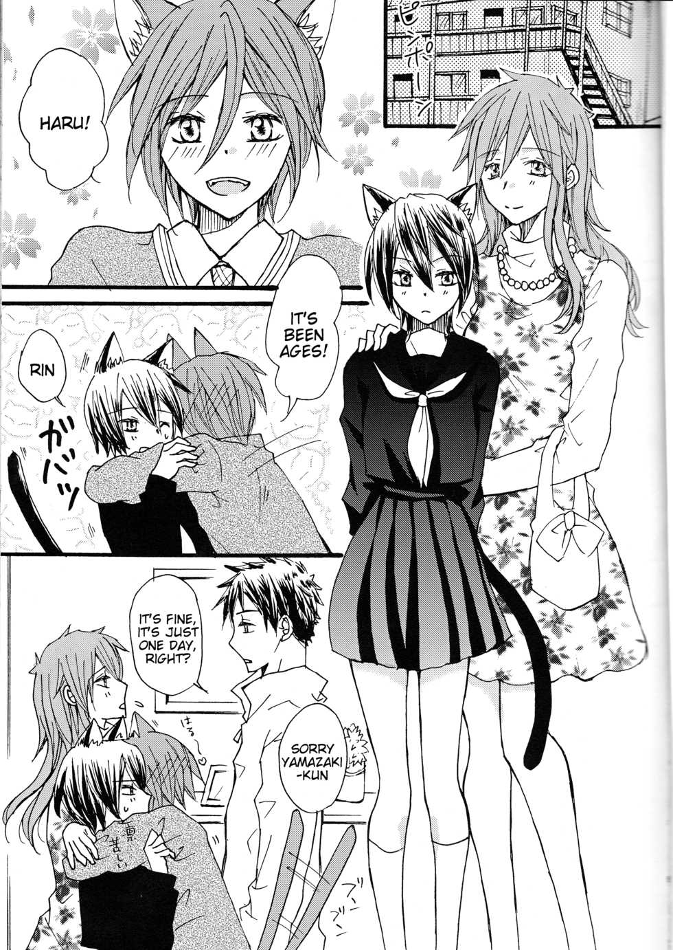 (SUPER25) [STAR FALL (Aono)] Nyan Nyan Biyori (Free!) [English] [Tigoris Translates] - Page 4