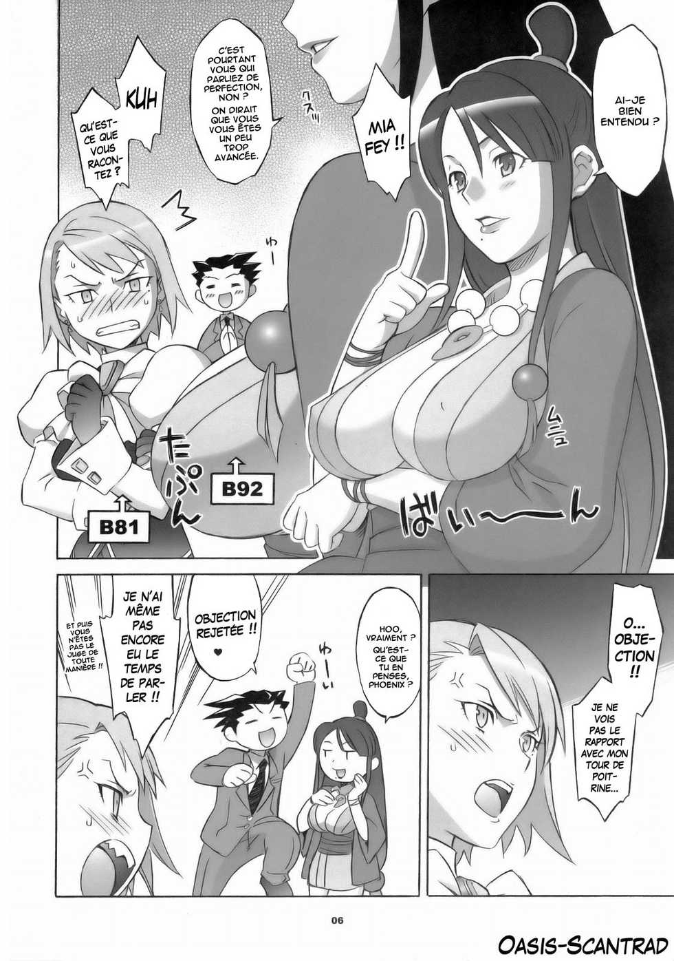 (SC32) [Wagamama Dou (Syowmaru, NIO)] Gyakuten Shaiban (Gyakuten Saiban) [French] [O-S] - Page 5