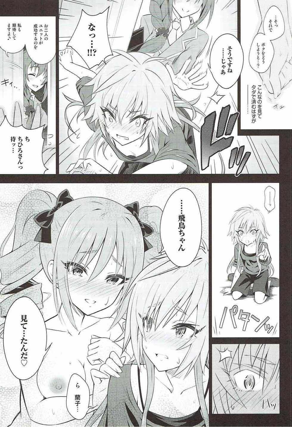 (C92) [tomatohouse-905's room (Urabi)] The Resonant Notes -Kyoumei Sekai no Senritsu Fuchou- (THE IDOLM@STER CINDERELLA GIRLS) - Page 9