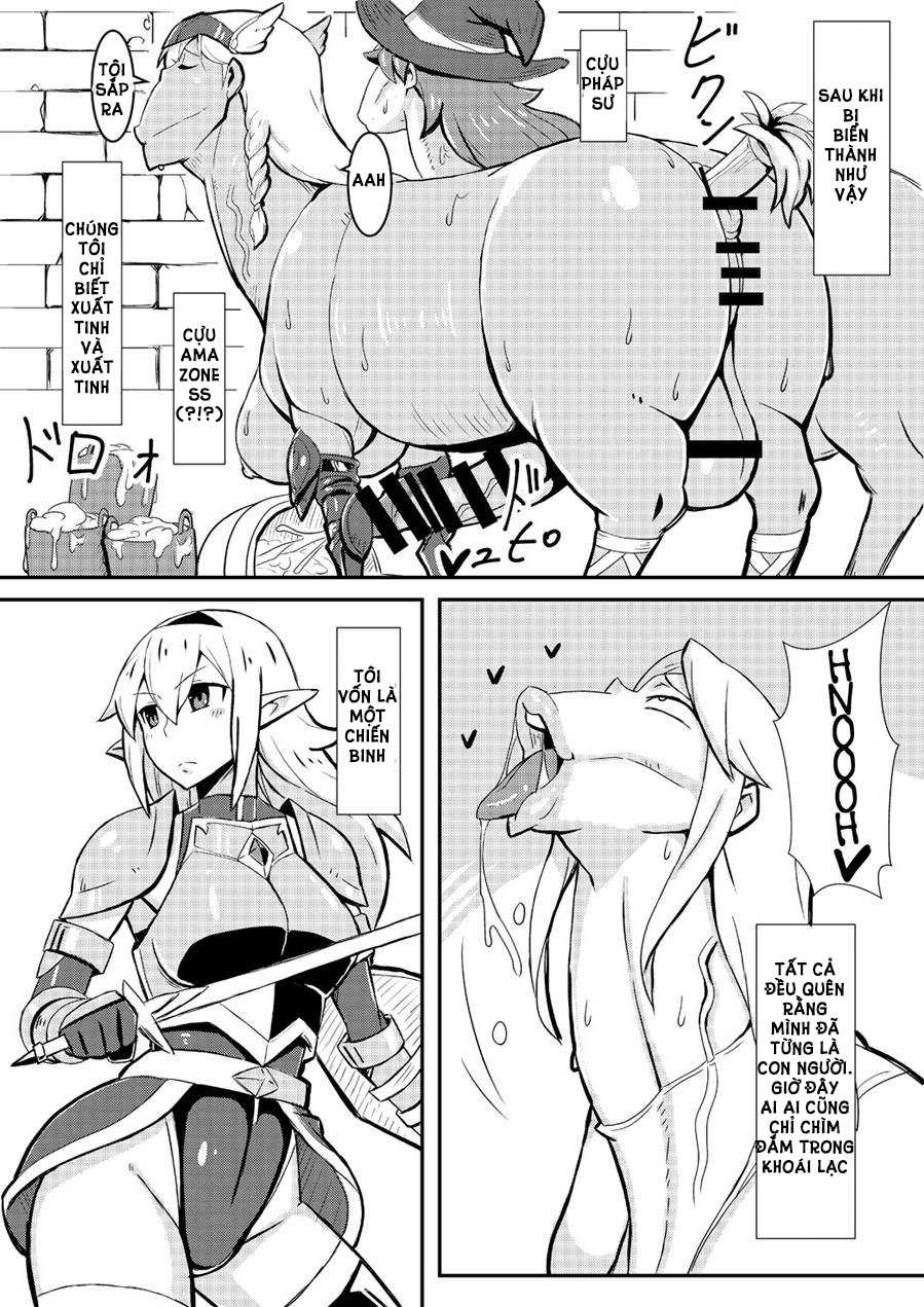 [Nikujirushi (Nikujiruc)] Queen's Stallion [Vietnamese Tiếng Việt] [An Violet] - Page 4