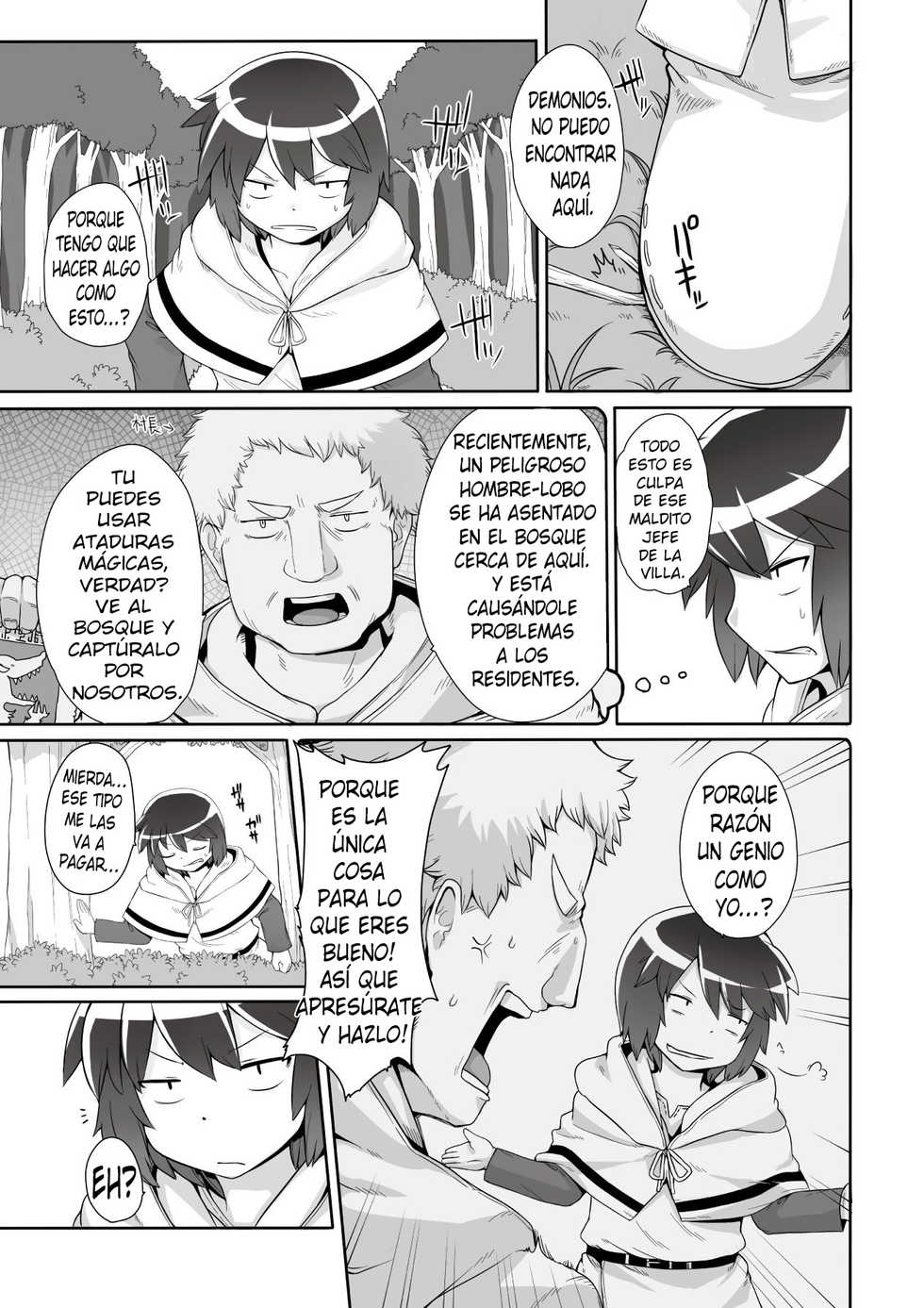 [Kishibe] Mori no Ookami-san | La Loba Del Bosque (Kyou kara Hajimeru Kuro Majutsu) (Spanish) [kalock] [Digital] - Page 1