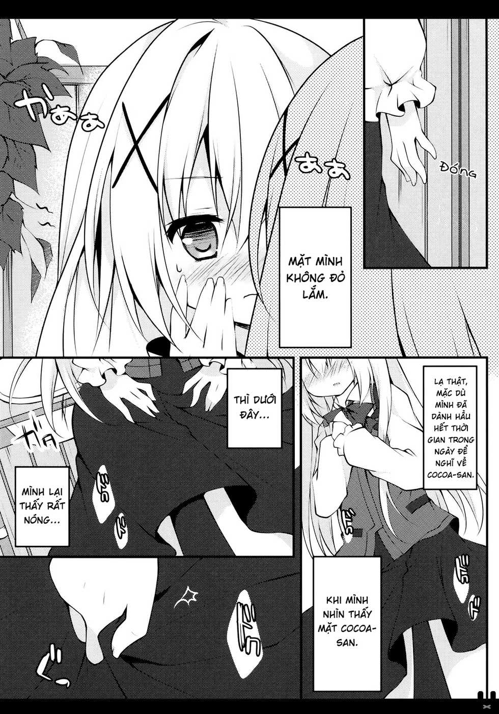 (COMIC1☆9) [Public bath (Izumi Yuhina)] Himitsu no Toire (Gochuumon wa Usagi desu ka?) [Vietnamese Tiếng Việt] [Loli Rules The World] - Page 6