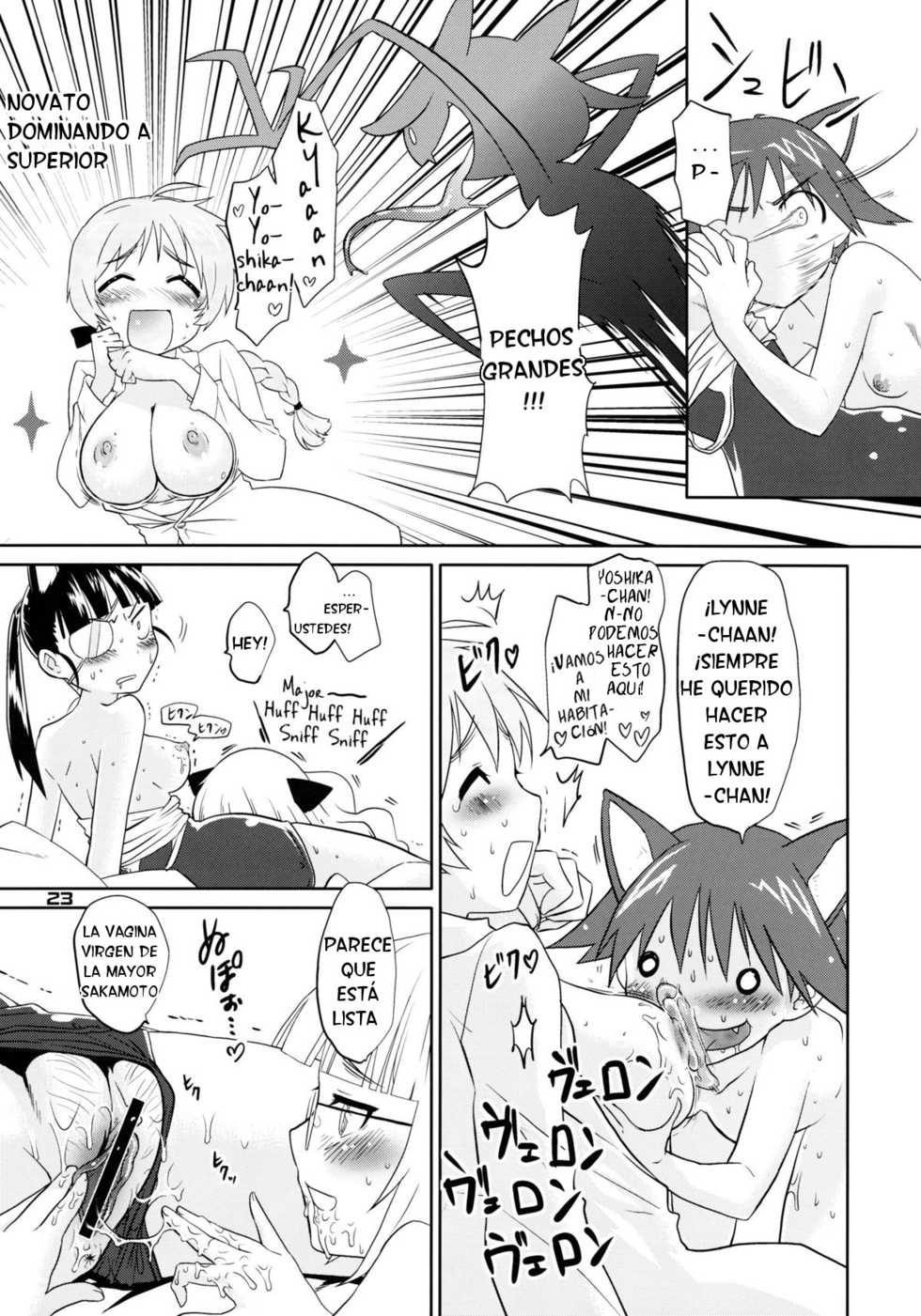 (C78) [Peθ (Mozu)] ELECTRIC★ERECTION (Strike Witches) [Spanish] [NekoTime] - Page 22