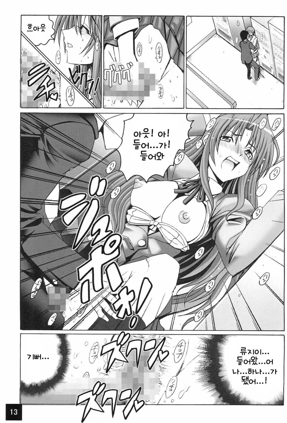 (Ore ga Ryuu de, Omae ga Tora de. ~Hannin wa ○○~) [Oomorian (Ohbayashi Mori, Pensuke)] Limited Chiwadora! | 리미티드 치와도라! (Toradora!) [Korean] - Page 12