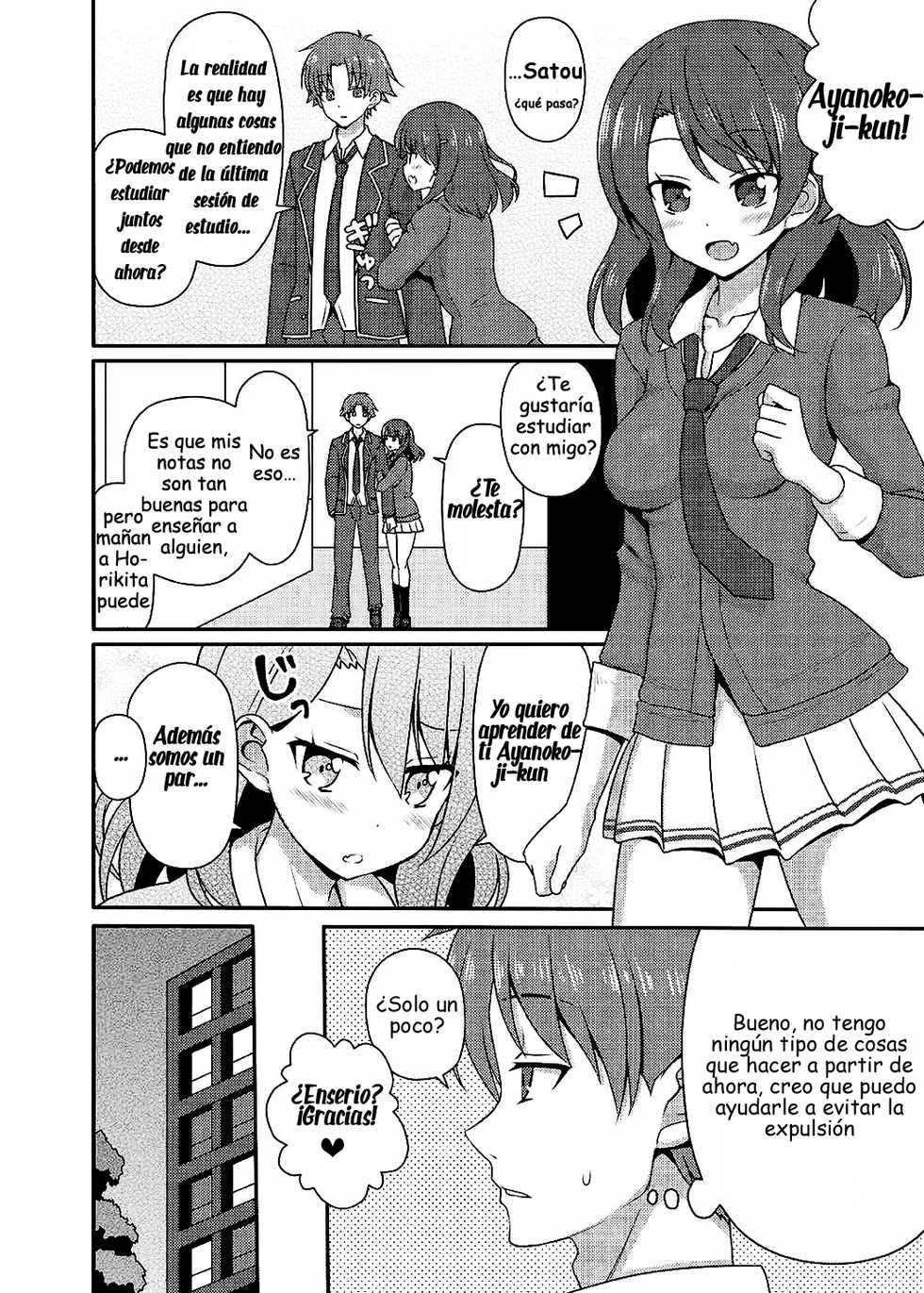 (CT30) [7cm (nase)] Yousuru ni Jitsuryoku Koushi. (Youkoso Jitsuryoku Shijou Shugi no Kyoushitsu e) [Spanish] [Anime translation GsV] - Page 8