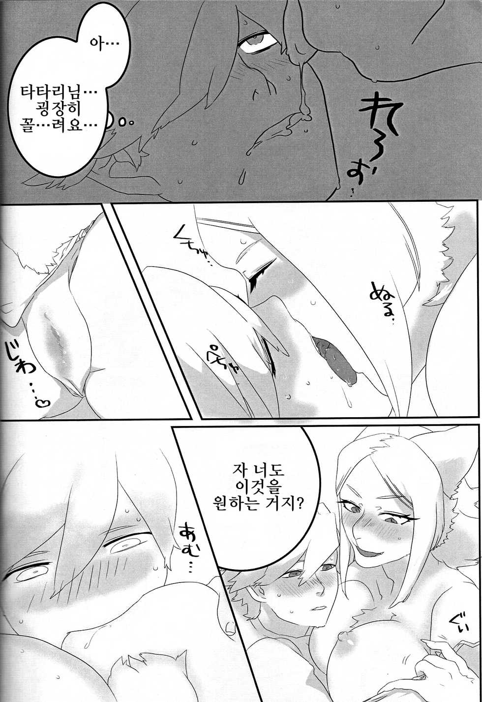 (Kansai! Kemoket 5) [okett (Teko)] Hito ni Yasashiku | 사람에게 상냥하게 [Korean] [lwnd] - Page 13