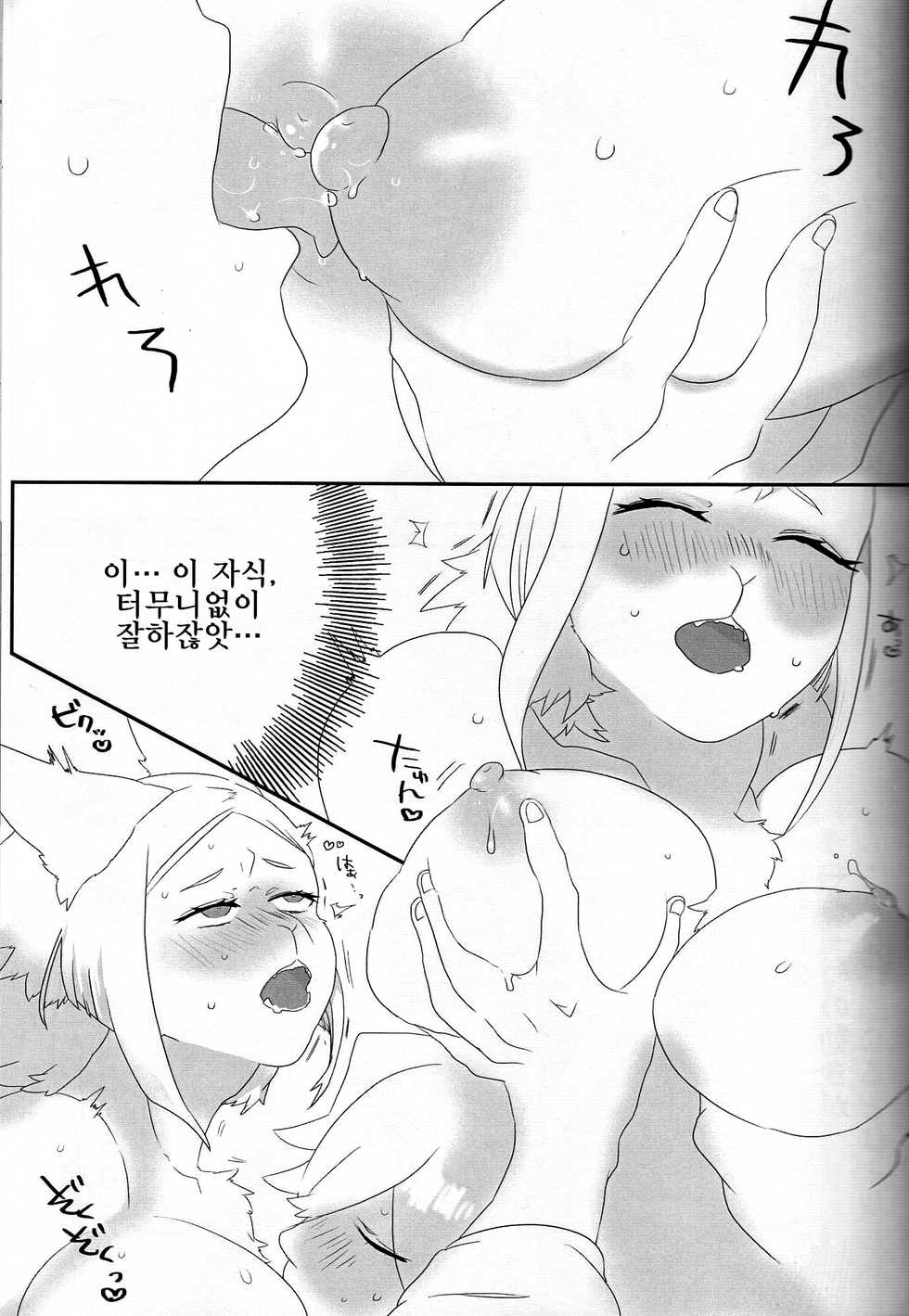 (Kansai! Kemoket 5) [okett (Teko)] Hito ni Yasashiku | 사람에게 상냥하게 [Korean] [lwnd] - Page 14